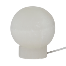 Load image into Gallery viewer, Webname for SELENITE SPHERE LAMP
